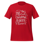 The Official Christmas Baking Team Unisex t-shirt