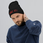 Sage It Embroidered Beanie HAT