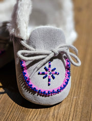 Hand Beaded Baby Moccasins