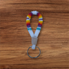 Authentic Beaded Keychain