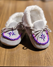 Hand Beaded Baby Moccasins