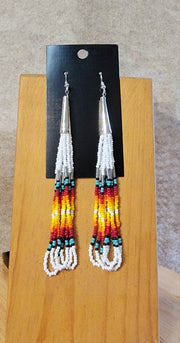 Authentic Hand Beaded Earrings