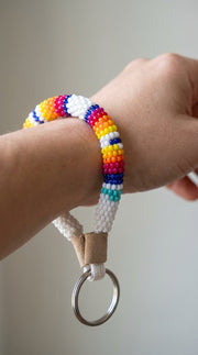 Authentic Beaded Keychain