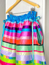 Ribbon Skirt Earrings Set