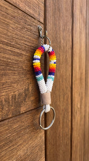 Authentic Beaded Keychain