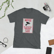 Warning Short-Sleeve Unisex T-Shirt