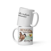 Salyersville Indian Community White glossy mug