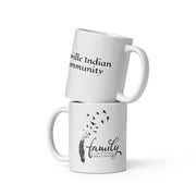 Salyersville Indian Community White glossy mug