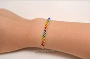 Rainbow Unity Friendship Bracelet
