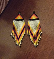 Authentic beaded earrings