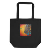 Buffalo Hummingbird Earth Eco Tote Bag