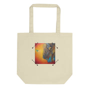 Buffalo Hummingbird Earth Eco Tote Bag