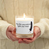 May the ancestors Glass jar soy wax candle