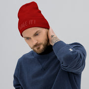 Sage It Embroidered Beanie HAT