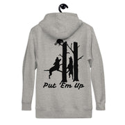 Put 'Em Up hunting Hoodie pullover unisex hunting hunters dogs hounds