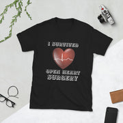 I survived open heart 2 Short-Sleeve Unisex T-Shirt