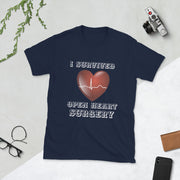 I survived open heart 2 Short-Sleeve Unisex T-Shirt