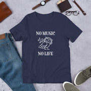 No music no life Short-Sleeve Unisex T-Shirt