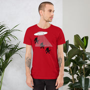 Beaming Bigfoot Short-Sleeve Unisex T-Shirt