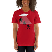 Beaming Bigfoot Short-Sleeve Unisex T-Shirt