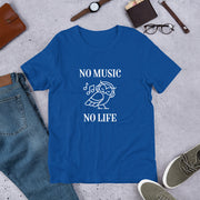 No music no life Short-Sleeve Unisex T-Shirt