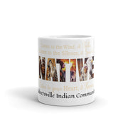 Salyersville Indian Community White glossy mug