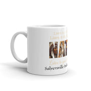 Salyersville Indian Community White glossy mug